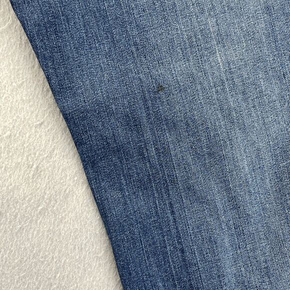 Levis 580 Jeans Womens Size 16W PLUS Blue Denim Defined Waist Straight Retro - Picture 11 of 16